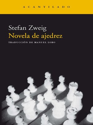 cover image of Novela de ajedrez